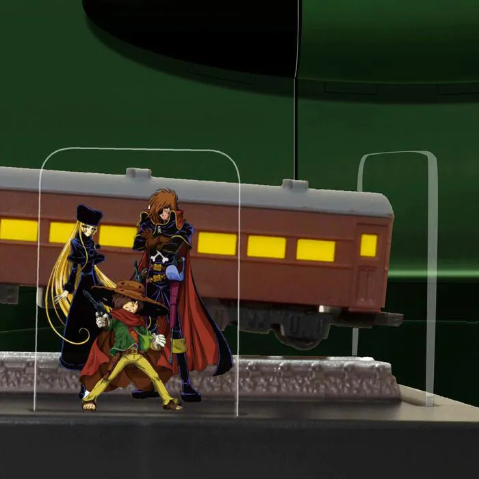 GALAXY EXPRESS 999 - Floating Model Galaxy Express 999 Captain Harlock Ver.
