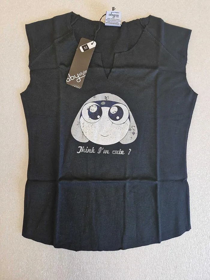 T-SHIRT - Keroro - Tank Top Black Size M