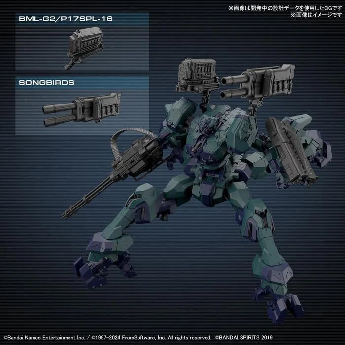 30MM ARMORED CORE VI - Balam Industries BD-011 Melander Liger Tail Model Kit