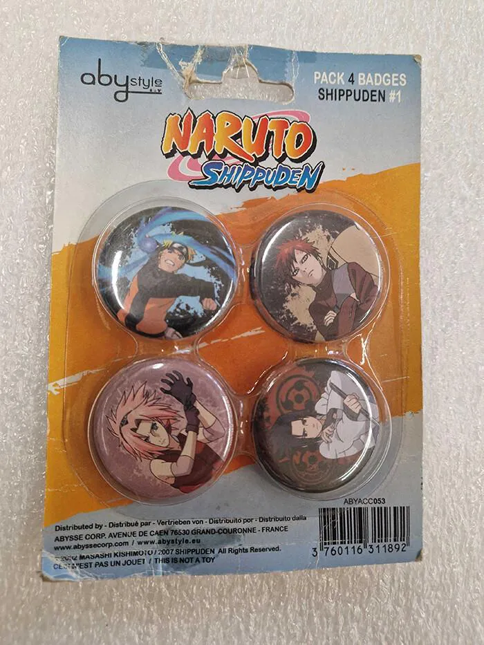 NARUTO SHIPPUDEN - Button badges pack - Characters #1