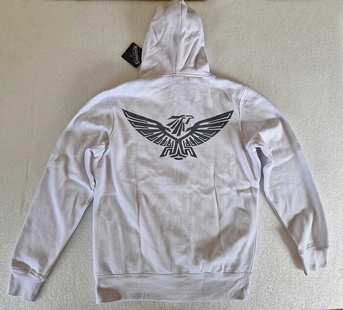 ASSASSIN'S CREED III - Logo Hoody Sweatshirt White - Size M