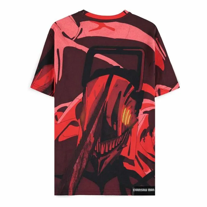 T-SHIRT - Chainsaw Man Rage all Over - Size XL