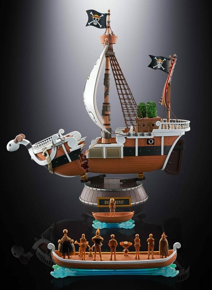 ONE PIECE - Going Merry 25th Anniversary Memorial Edition Soul of Chogokin Diecast Action Figure