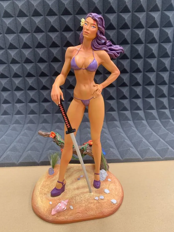 MARVEL - Psylocke Swimsuit Edition Premier Collection Polystone Statue
