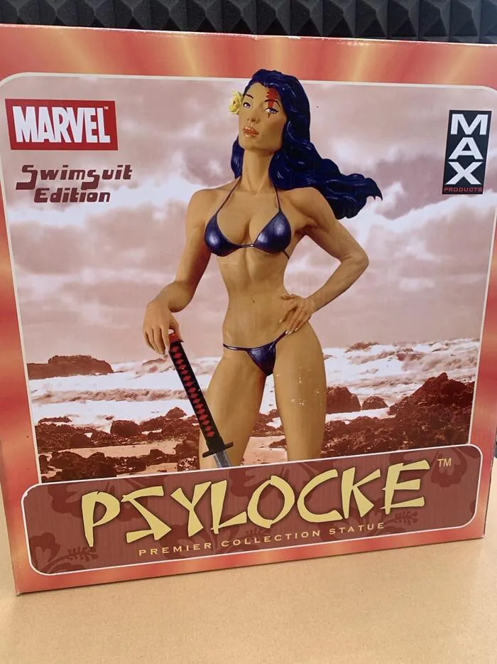 MARVEL - Psylocke Swimsuit Edition Premier Collection Polystone Statue