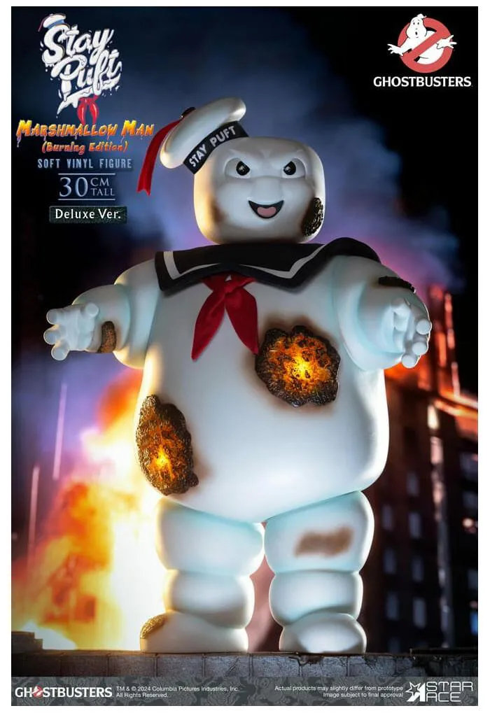GHOSTBUSTERS - Stay Puft Marshmallow Man Burning Edition Deluxe Ver. Soft Vinyl Statue