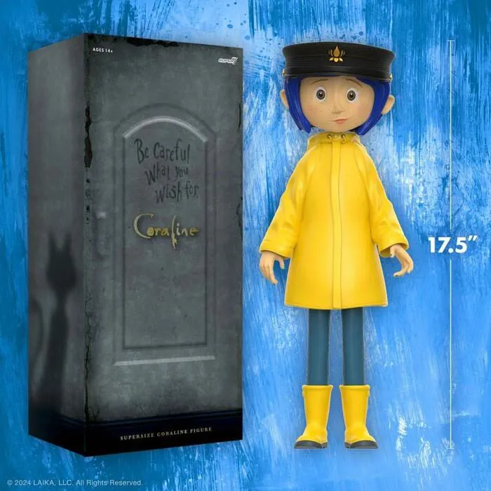 CORALINE - Coraline with Hat Supersize Vinyl Action Figure