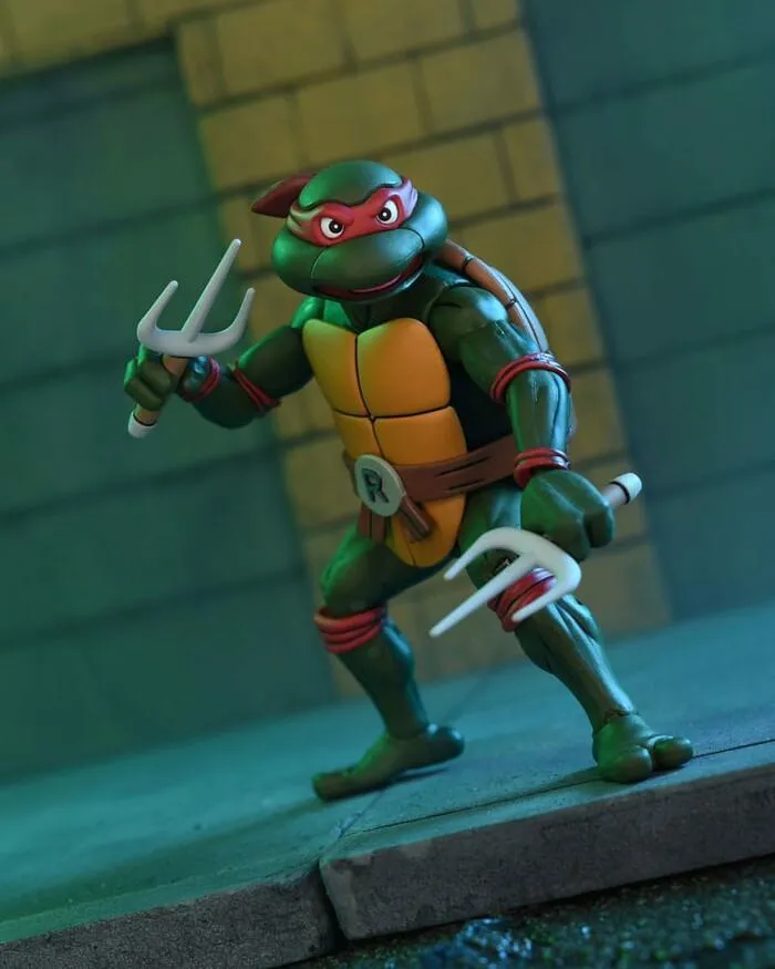 TMNT - Ninja Turtles Cartoon VHS - Raphael Ultimate Action Figure