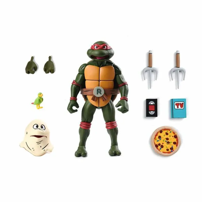 TMNT - Ninja Turtles Cartoon VHS - Raphael Ultimate Action Figure