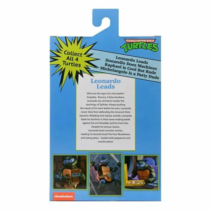 TMNT - Ninja Turtles Cartoon VHS - Leonardo Ultimate Action Figure