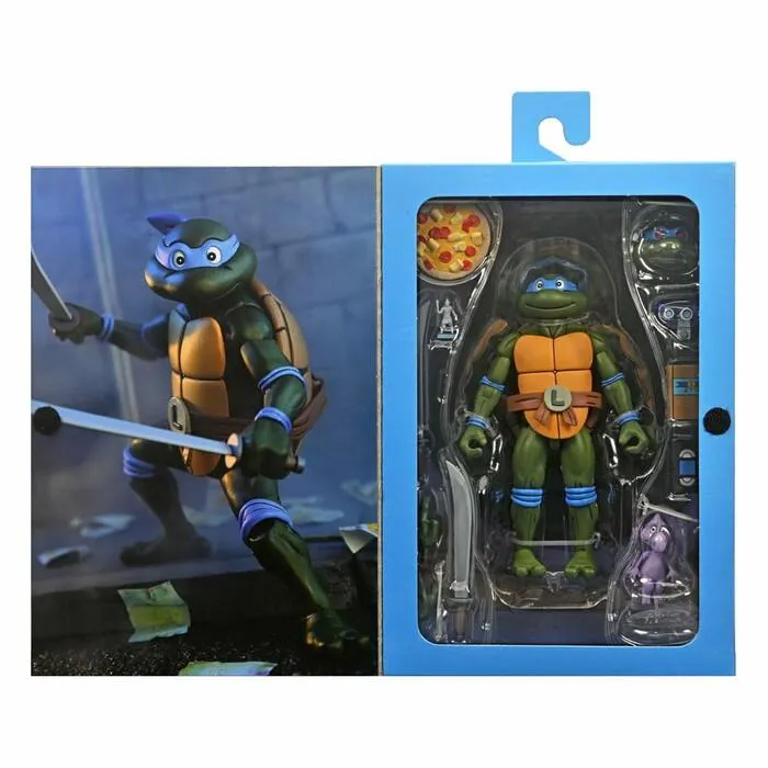 TMNT - Ninja Turtles Cartoon VHS - Leonardo Ultimate Action Figure