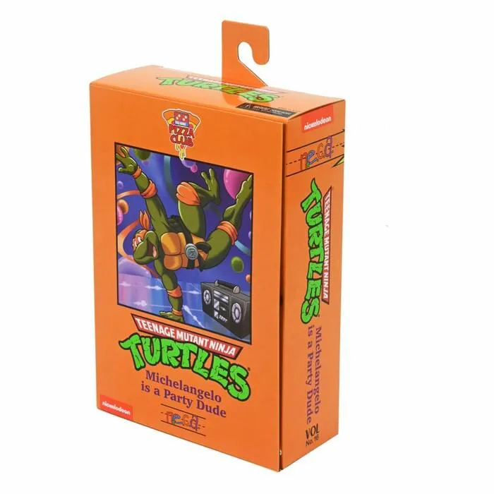TMNT - Ninja Turtles Cartoon VHS - Michelangelo Ultimate Action Figure