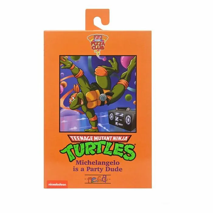 TMNT - Ninja Turtles Cartoon VHS - Michelangelo Ultimate Action Figure