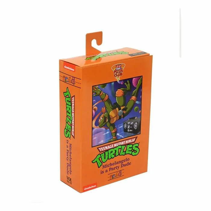 TMNT - Ninja Turtles Cartoon VHS - Michelangelo Ultimate Action Figure