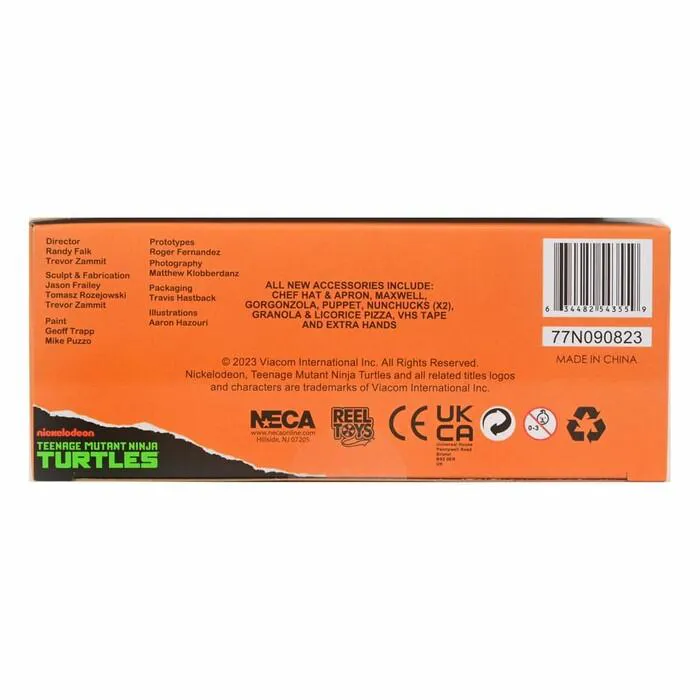 TMNT - Ninja Turtles Cartoon VHS - Michelangelo Ultimate Action Figure