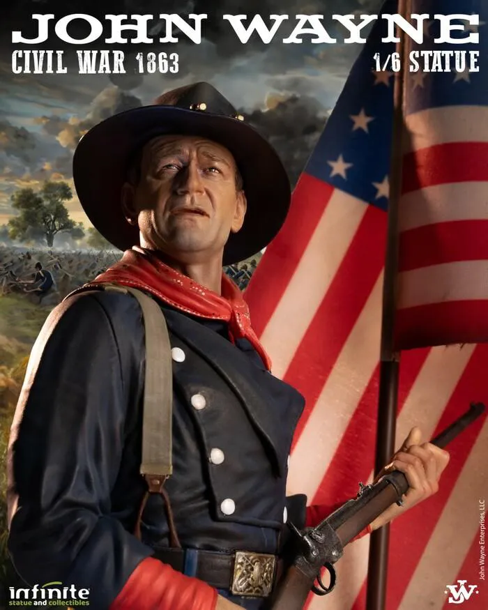 JOHN WAYNE - John Wayne Civil Wr 1863 1/6 Polystone Statue