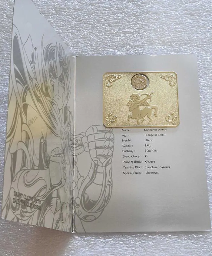 SAINT SEIYA - Myth Cloth Metal Plate Aiolos Sagittarius / Sagittario