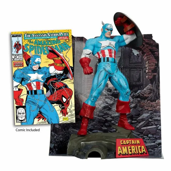 MARVEL - Captain America The Amazing Spider-Man #323 1/6 Pvc Figure