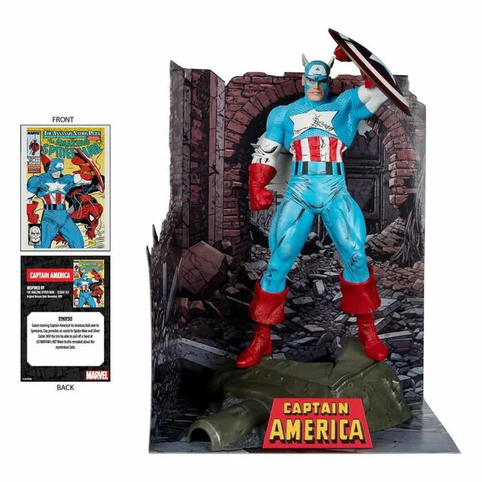 MARVEL - Captain America The Amazing Spider-Man #323 1/6 Pvc Figure