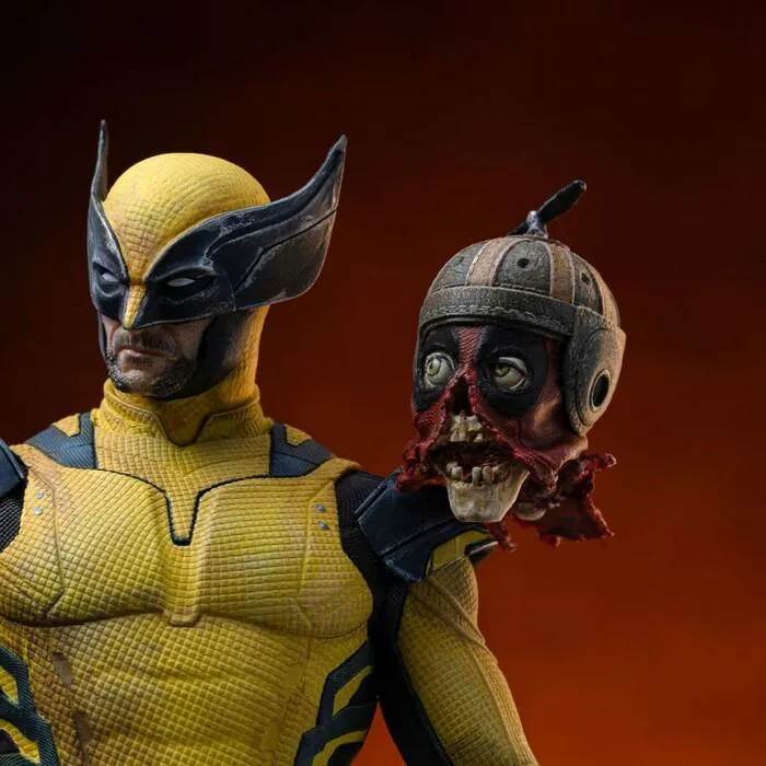 MARVEL - Deadpool 3 - Wolverine & Headpool 1/10 Art Scale Statue