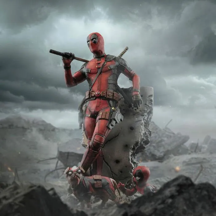 MARVEL - Deadpool 3 - Deadpool 1/10 Art Scale Statue