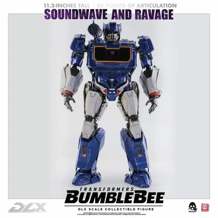 TRANSFORMERS - Bumblebee The Movie - Soundwave & Ravage 1/6 DLX Action Figure 2-Pack