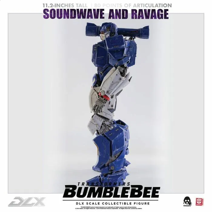 TRANSFORMERS - Bumblebee The Movie - Soundwave & Ravage 1/6 DLX Action Figure 2-Pack