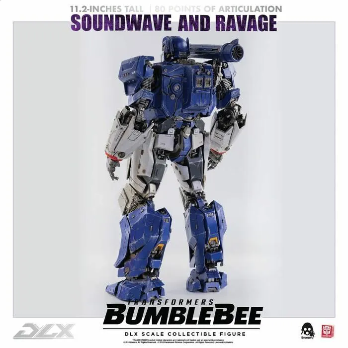 TRANSFORMERS - Bumblebee The Movie - Soundwave & Ravage 1/6 DLX Action Figure 2-Pack
