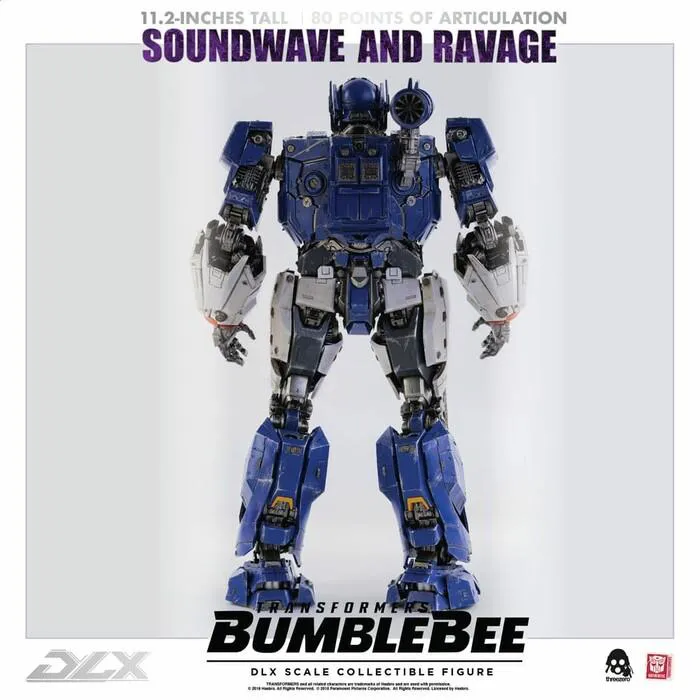 TRANSFORMERS - Bumblebee The Movie - Soundwave & Ravage 1/6 DLX Action Figure 2-Pack