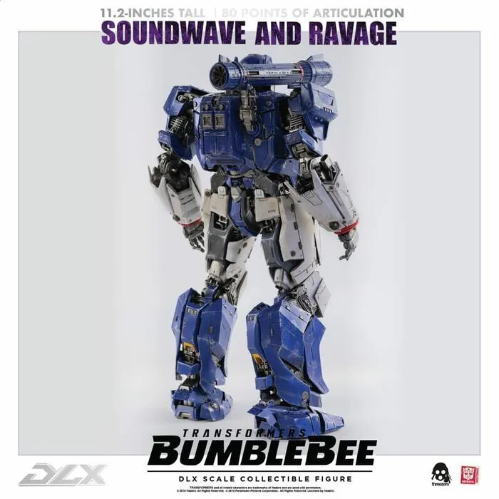 TRANSFORMERS - Bumblebee The Movie - Soundwave & Ravage 1/6 DLX Action Figure 2-Pack