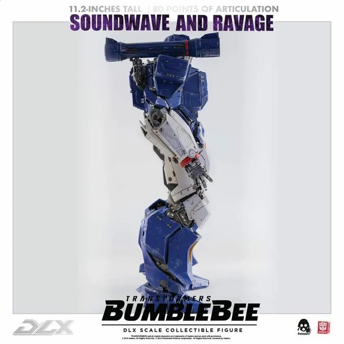 TRANSFORMERS - Bumblebee The Movie - Soundwave & Ravage 1/6 DLX Action Figure 2-Pack