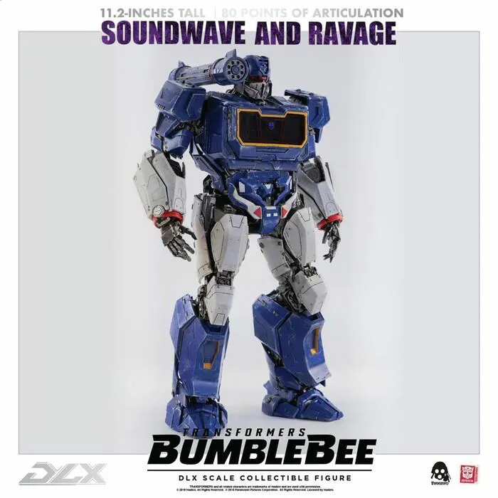 TRANSFORMERS - Bumblebee The Movie - Soundwave & Ravage 1/6 DLX Action Figure 2-Pack