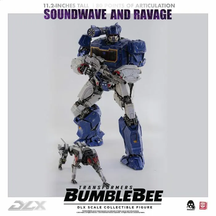 TRANSFORMERS - Bumblebee The Movie - Soundwave & Ravage 1/6 DLX Action Figure 2-Pack
