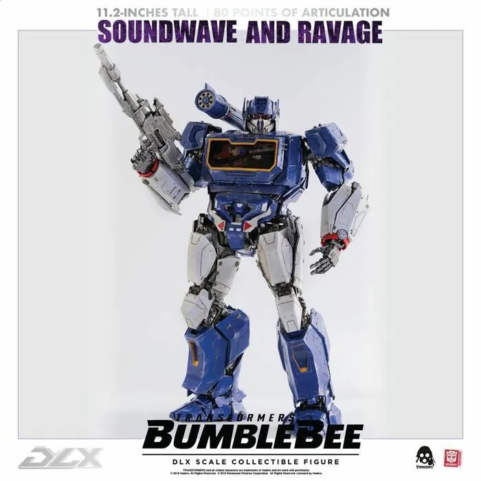 TRANSFORMERS - Bumblebee The Movie - Soundwave & Ravage 1/6 DLX Action Figure 2-Pack