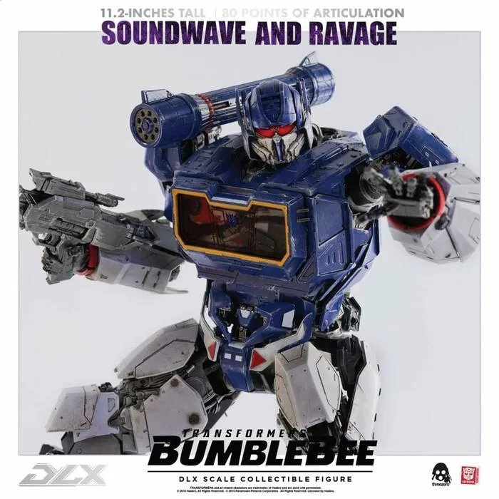 TRANSFORMERS - Bumblebee The Movie - Soundwave & Ravage 1/6 DLX Action Figure 2-Pack