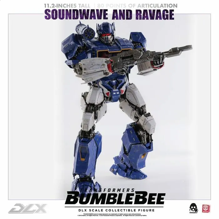 TRANSFORMERS - Bumblebee The Movie - Soundwave & Ravage 1/6 DLX Action Figure 2-Pack