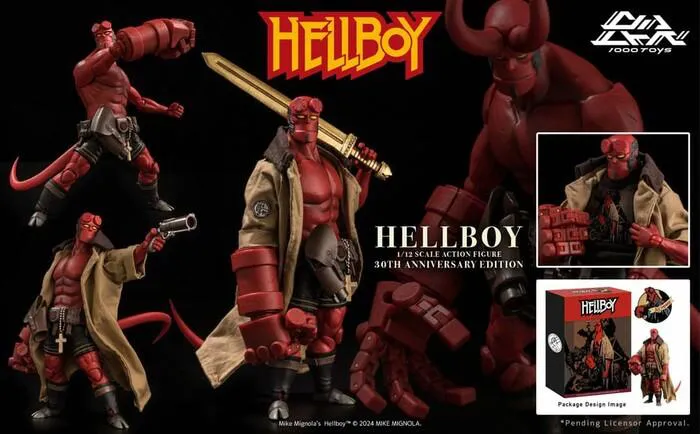 HELLBOY - Hellboy 30th Anniversary Edition 1/12 Action Figure