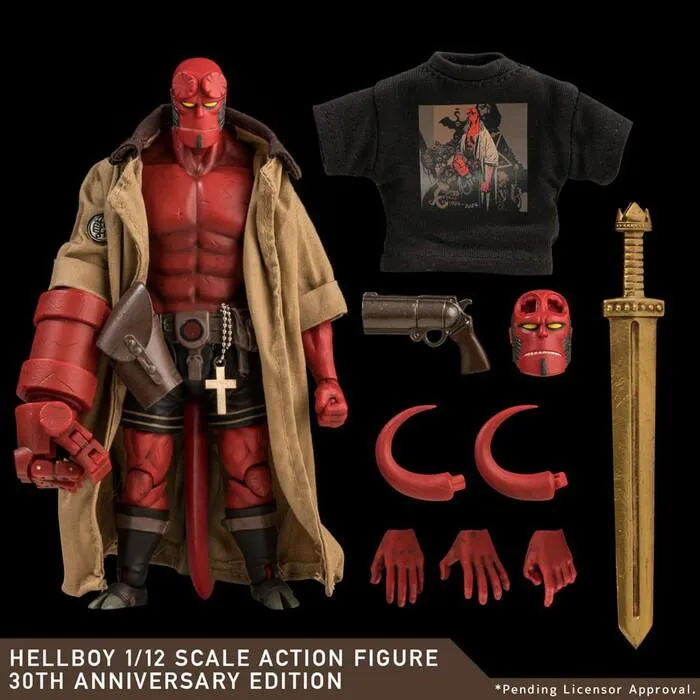 HELLBOY - Hellboy 30th Anniversary Edition 1/12 Action Figure