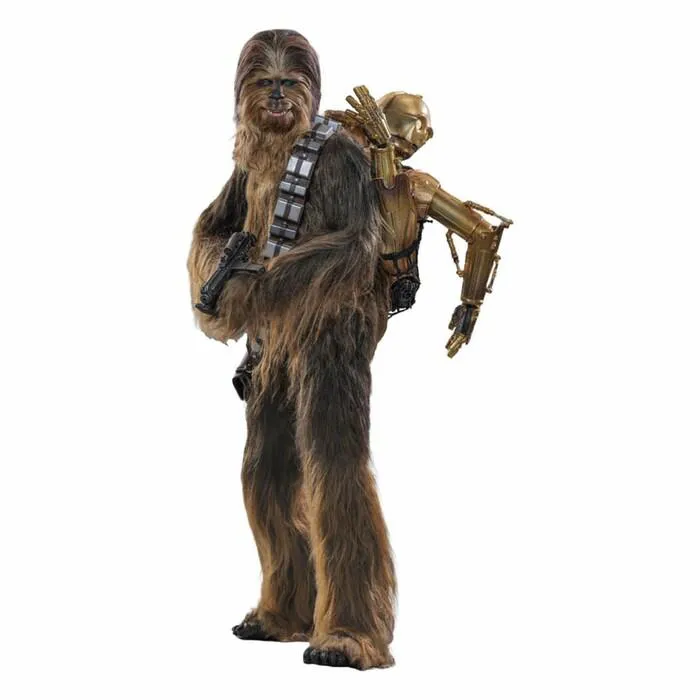 STAR WARS - Episode V - Chewbacca with Disassembled C-3PO 1/6 Action Figure 12" MMS766