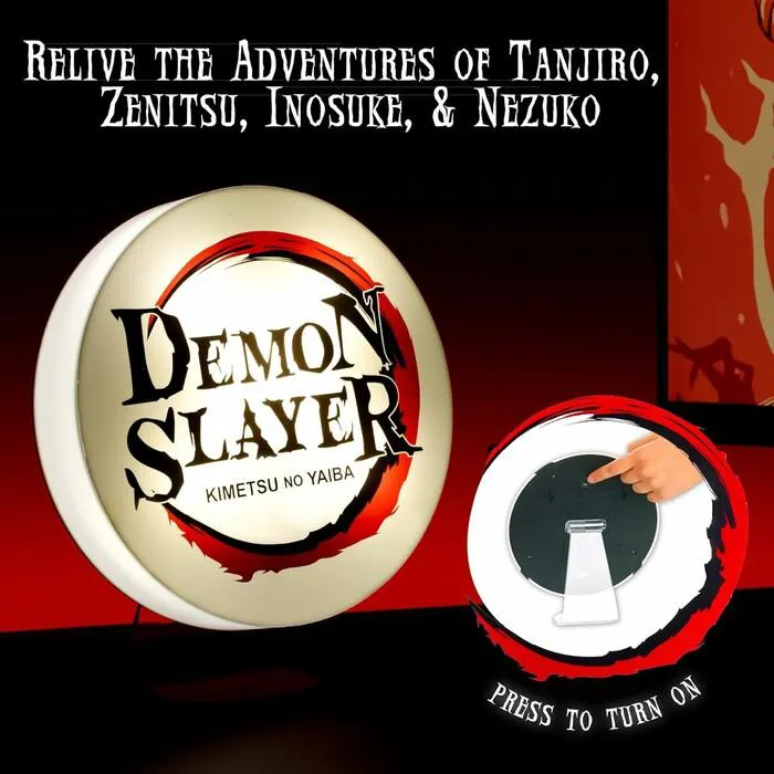 DEMON SLAYER - KIMETSU NO YAIBA - Logo Light Lamp Lampada