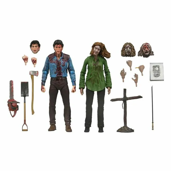 EVIL DEAD - Bloody Ash & Cheryl Williams Ultimate Action Figure 2-Pack