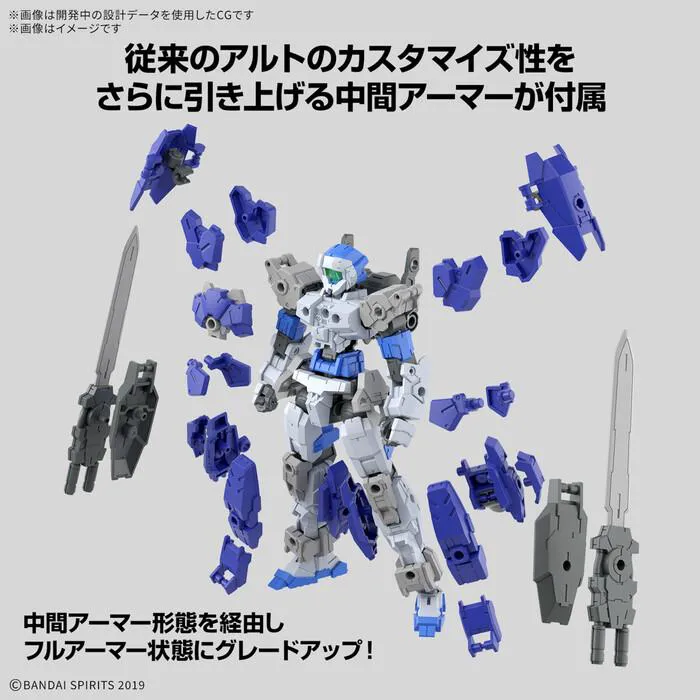 GUNDAM 30MM / 30 MINUTES MISSIONS - 1/144 eEXM-17FA Full Armor Alto Model Kit # 67
