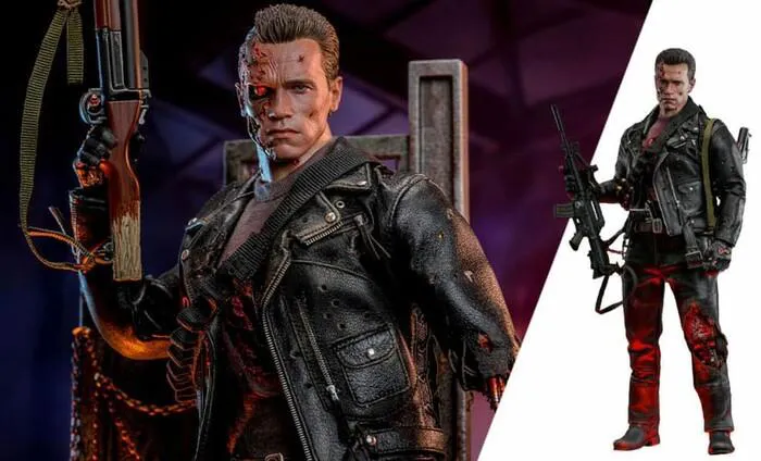 TERMINATOR 2 - T-800 Battle Damaged Ver. 2.0 1/6 Action Figure 12" DX-46