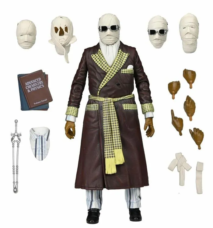 UNIVERSAL MONSTERS - Invisible Man Kemp House Color Ver. Ultimate Action Figure