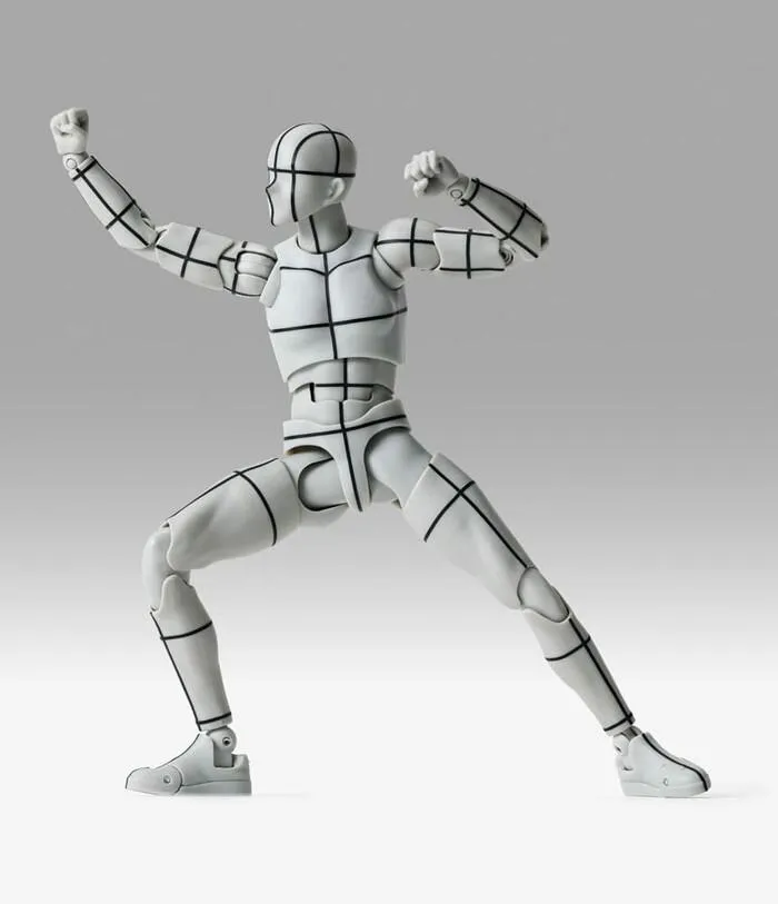 BODY-KUN - Sports Edition Wire Frame Gray Color Ver. S.H. Figuarts Action Figure