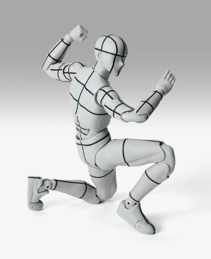 BODY-KUN - Sports Edition Wire Frame Gray Color Ver. S.H. Figuarts Action Figure