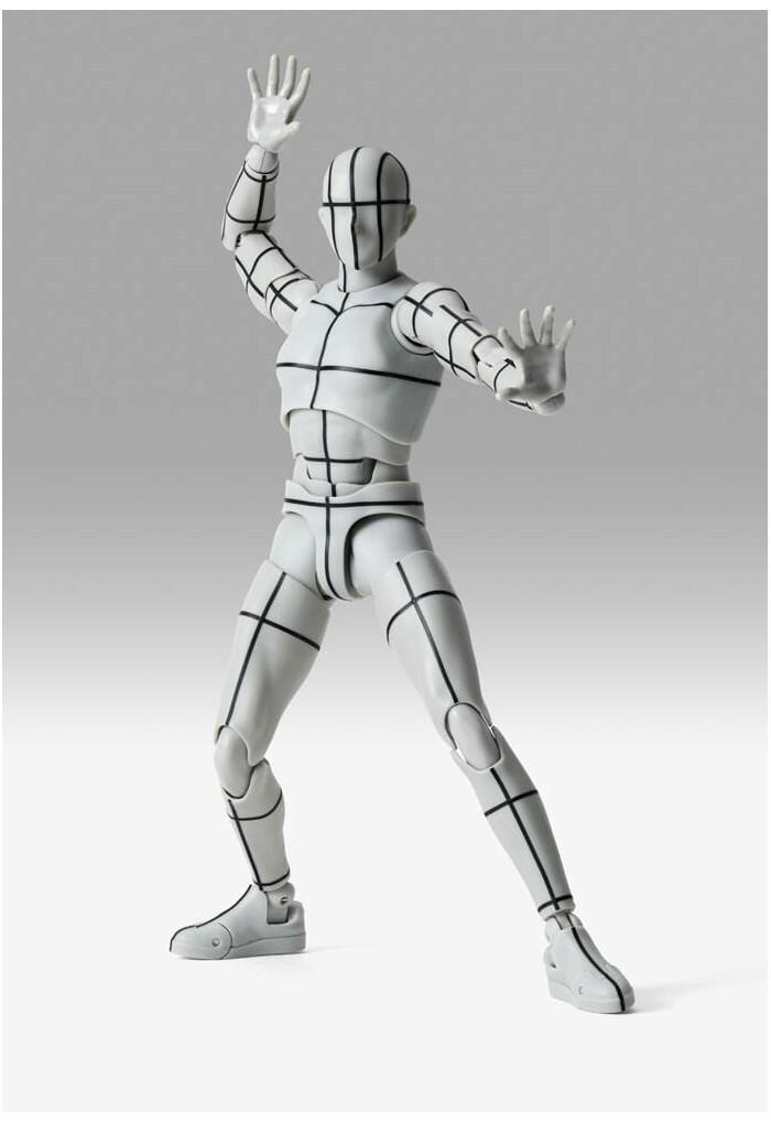 BODY-KUN - Sports Edition Wire Frame Gray Color Ver. S.H. Figuarts Action Figure