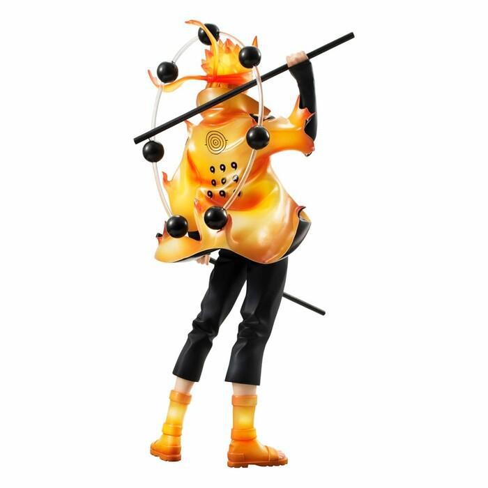 NARUTO SHIPPUDEN - Naruto Uzumaki Six Paths Sage Mode 15th Ver. Pvc Figure G.E.M.