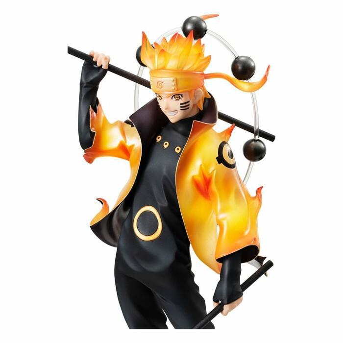 NARUTO SHIPPUDEN - Naruto Uzumaki Six Paths Sage Mode 15th Ver. Pvc Figure G.E.M.