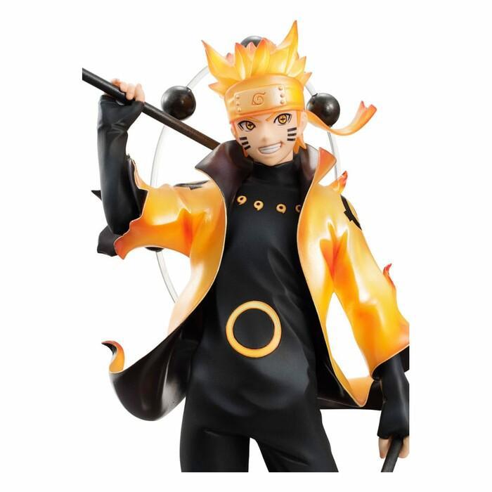 NARUTO SHIPPUDEN - Naruto Uzumaki Six Paths Sage Mode 15th Ver. Pvc Figure G.E.M.
